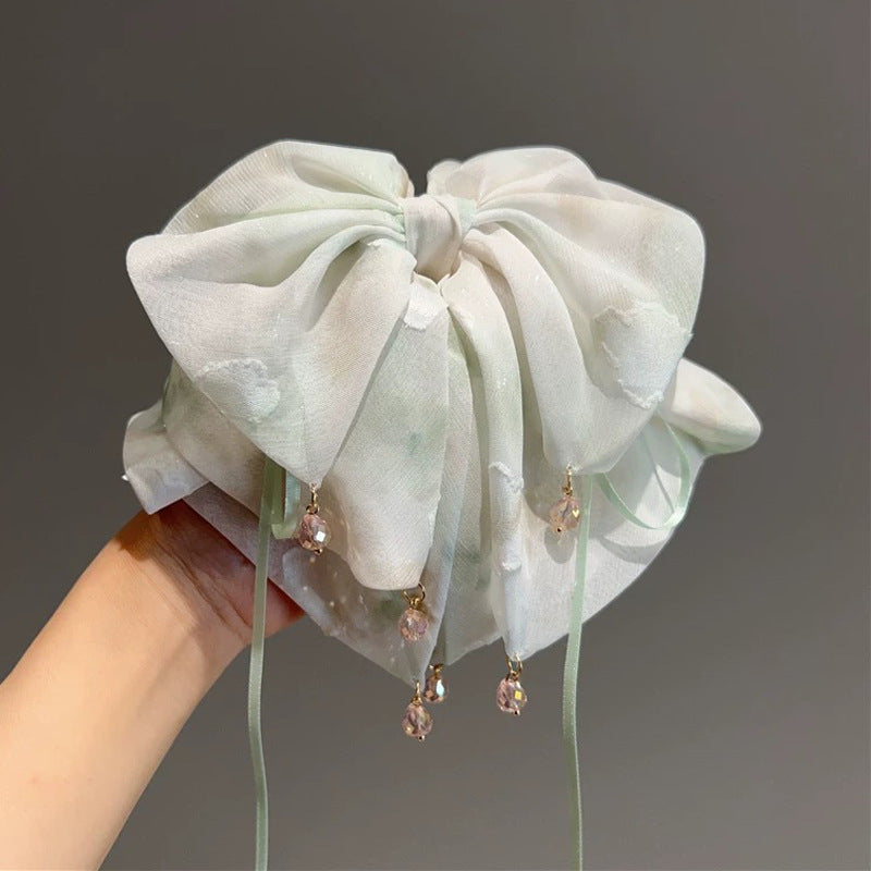 Tie-Dye Bow Hair Clip Barrette