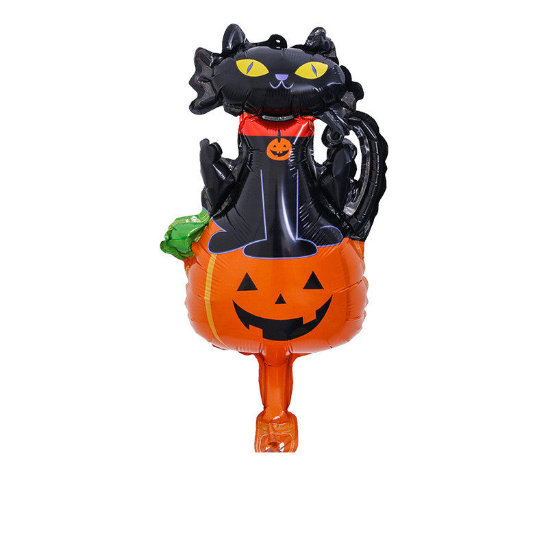Halloween Mini Aluminum Balloons - Festive Party Decoration Set