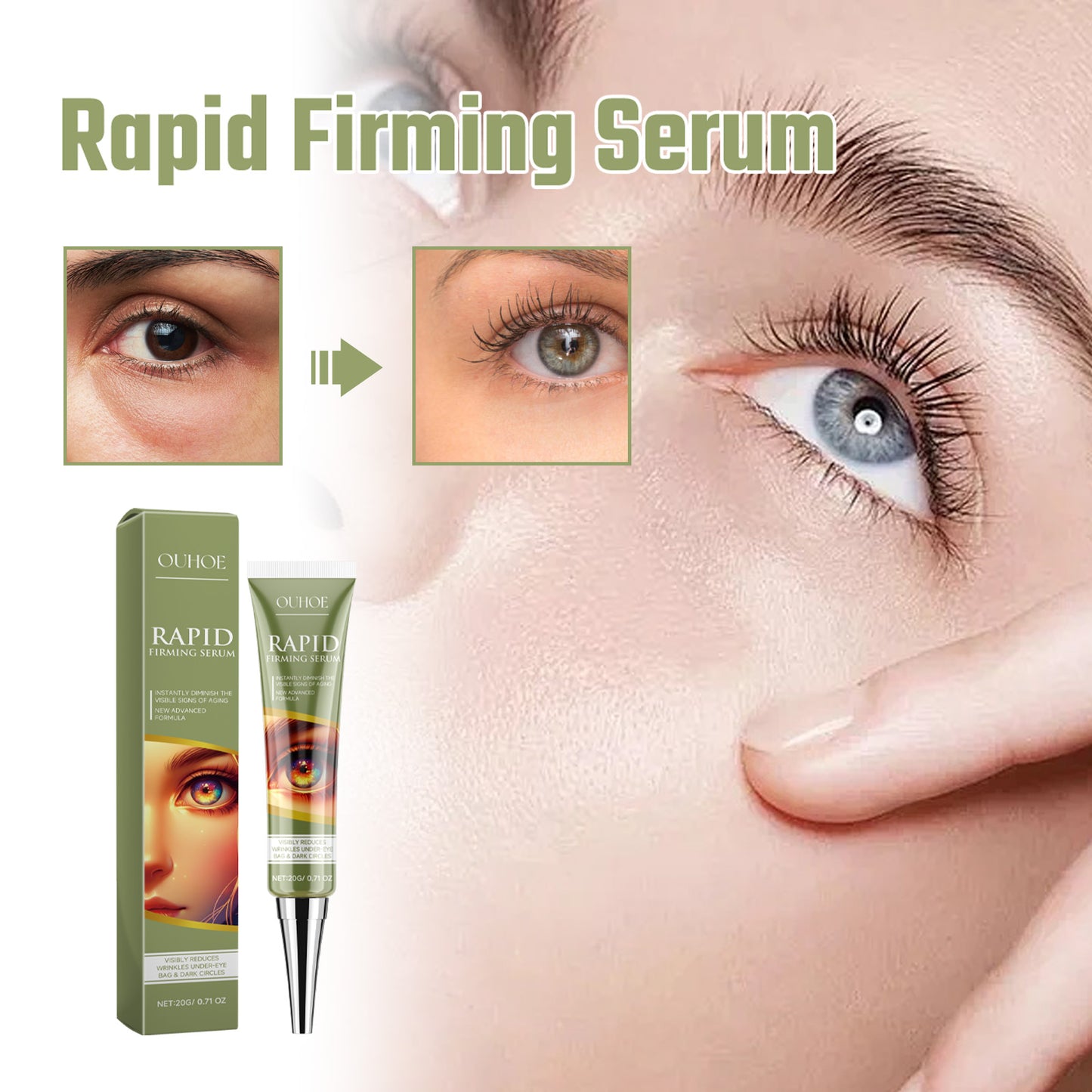 Rapid Firming Eye Serum - Anti-Wrinkle Treatment for Dark Circles