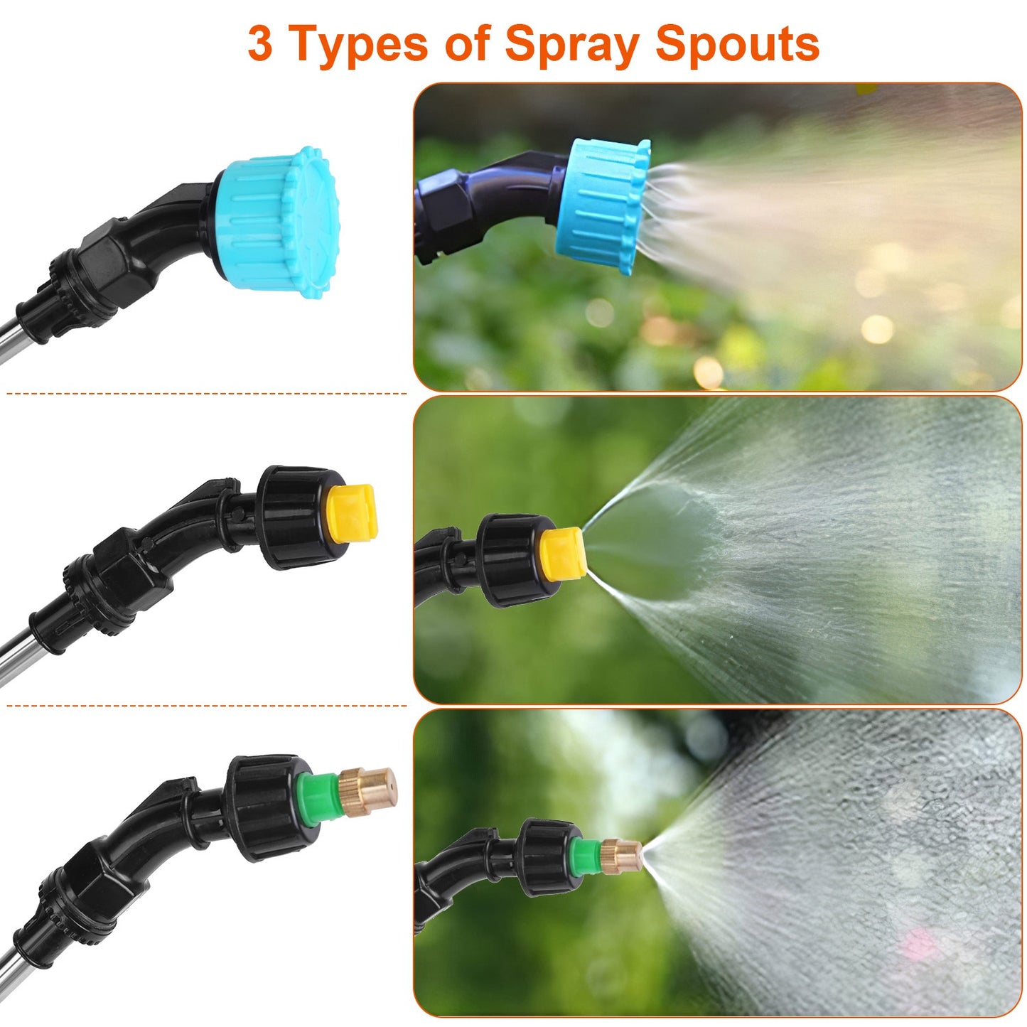 Electric Garden Sprayer 5L Rechargeable Handheld Watering & Disinfection Tool