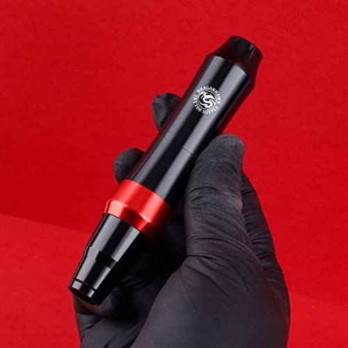 Dragonhawk S4 Tattoo Pen Kit, Complete Tattoo Machine Gun Kit, Slim Tattoo Pen with Cartridges Needles by Dragonhawklabs, Tattoo Power Supply & Black Tattoo Ink - General Tattoo Kit