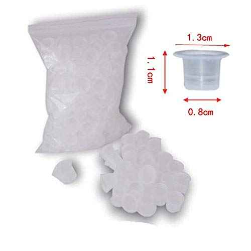 Tattoo Ink Caps Cups,Tattoo Ink Cups Caps 1000pcs #9 Small Size Pigment Caps Microblading Ink Cups for Tattoo Pigment Ink Tattoo Machine Kits Supplies (1000 S)