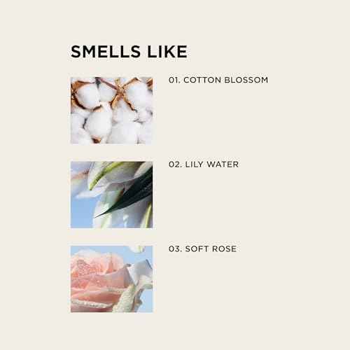 By Rosie Jane Body & Hair Perfume Mist (White Tee) - Clean Hair & Body Mist for Women - With Notes of Cotton Blossom, Lily Water & Soft Rose (115ml)