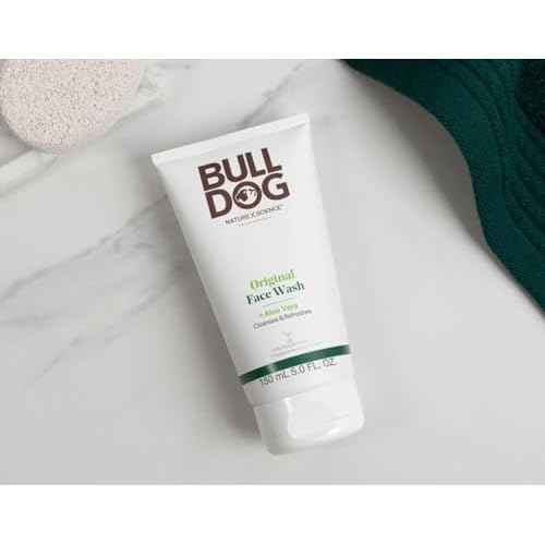 Bulldog Natural Skincare Original Face Wash For Men, 5 Oz (1 Pack)