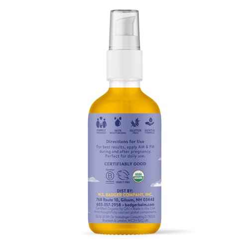 Badger Organic Pregnant Belly Oil - Jojoba & Coconut - 4 oz.