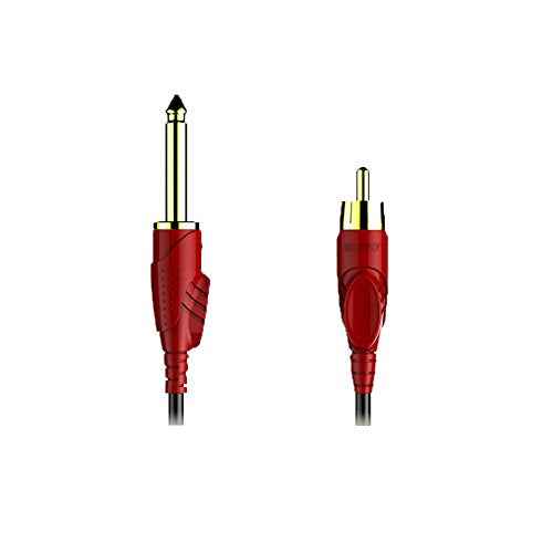 BIGWASP [Premium Quality] Silicone Soft Tattoo RCA Connector Clip Cords for Tattoo Machines (79 Inches)