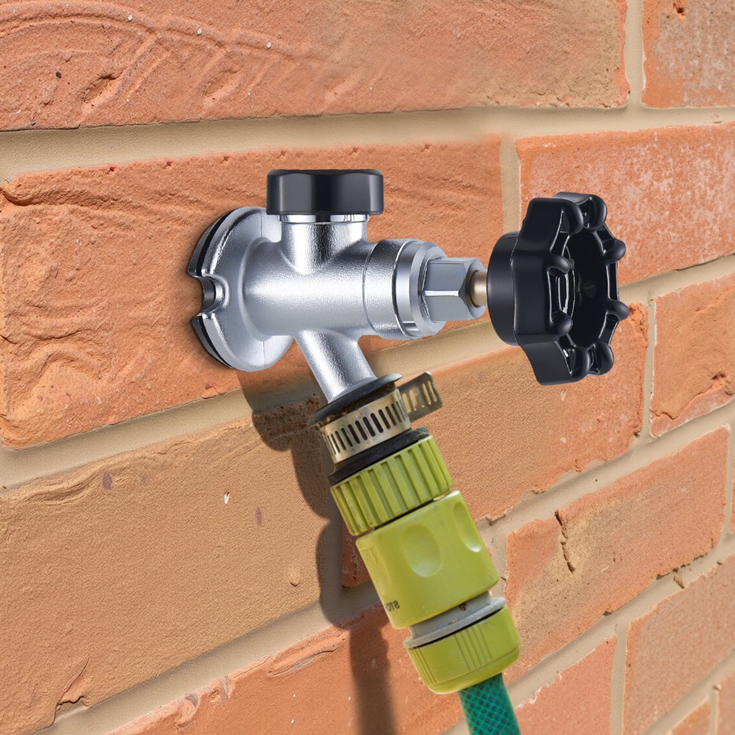 Frost-Free Garden Hose Bibb with Anti-Siphon Valve 1/2" Inlet 3/4" Outlet