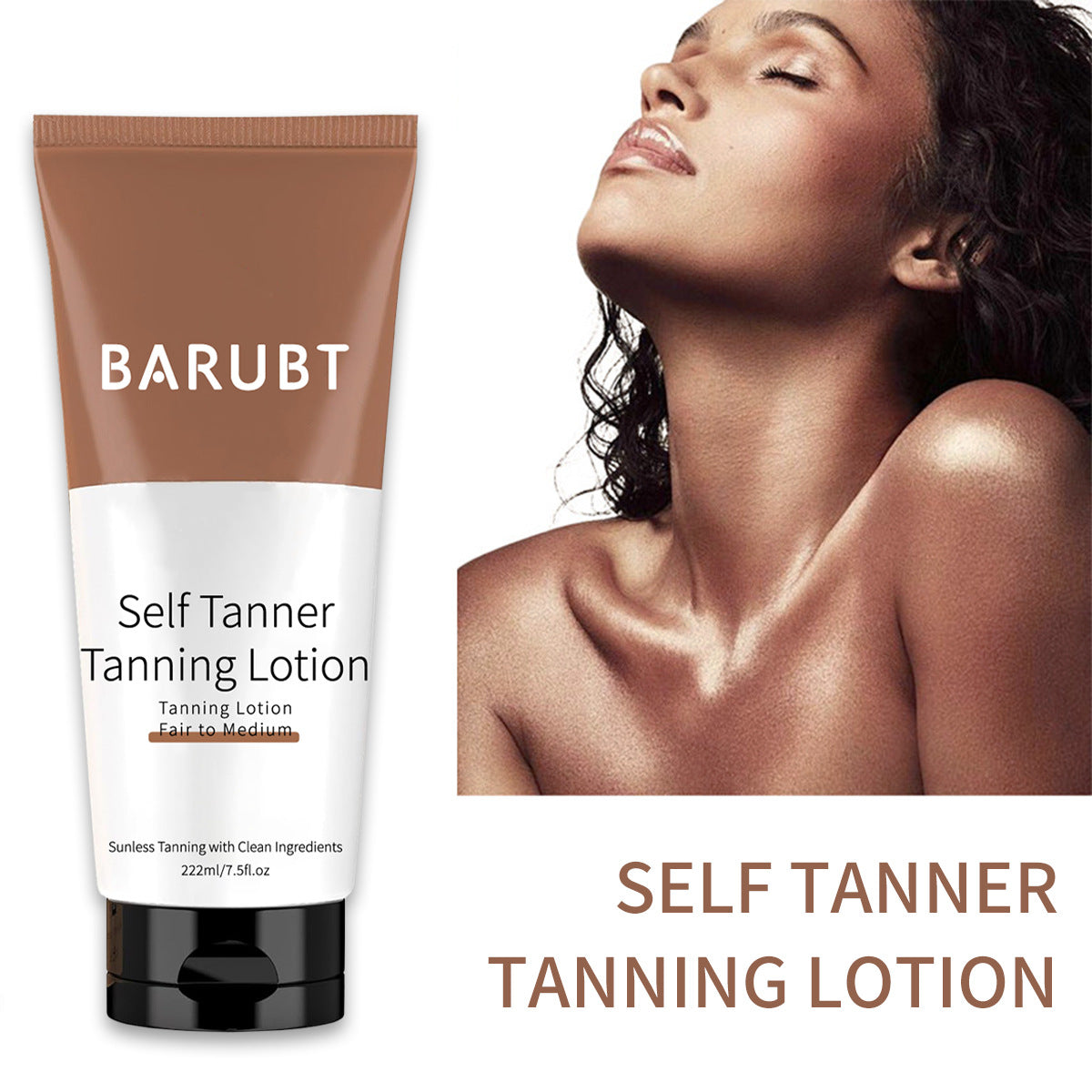 Self-drying Sun Tanning Body Lotion Neck Cream
