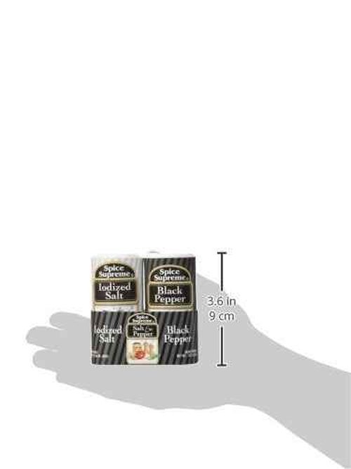 Spice Supreme Salt & Pepper Double Pack (24 - Double Packs)