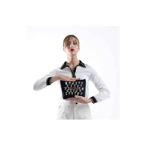 TV Show Merchandise TV Show Fandom Gift TV Show Makeup Zipper Pouch (Offic BLK)