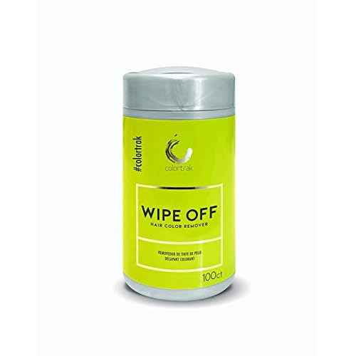 Colortrak Gentle Hair Color Remover Wipes, Moist, Non-irritating Towelettes, Formulated with Aloe, Easily Remove Hair Color Stains from Skin, Convenient Canister, 100 Wipes