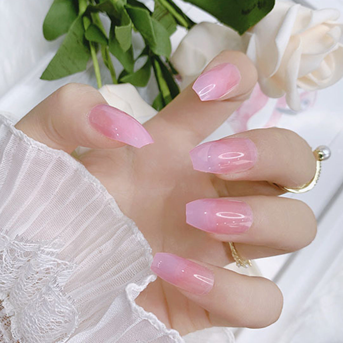European, American & French Style Fake Nail Patch Set for Nail Art