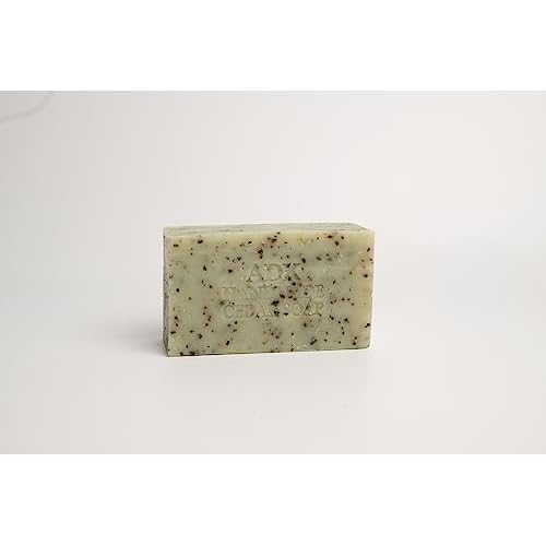 ADK Balsam & Cedar All Natural Soap Bar 2oz., Handmade Vegan Olive Oil Body Soap for Dry and Sensitive Skin, Moisturising for Men, Women & Babies, Produced in the USA