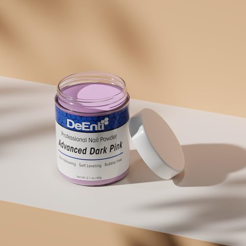Acrylic Nail Powder, 2oz Dark Pink Acrylic Powder Dip for Nails, Long Lasting Salon Quality, Bubble Free Professional Manicures, Fake Nails, Carving & Extensions