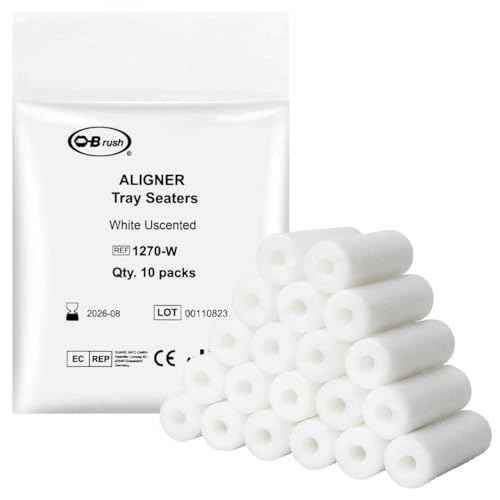 20 Pcs Chewie For Invisalign Aligners, Aligner Tray Seaters For Invisible Braces, Dental Aligner Trays Seater Chewie, Orthodontic Aligners Teeth Chompers Unscented Flavor Pack Of 2 (Unscented)