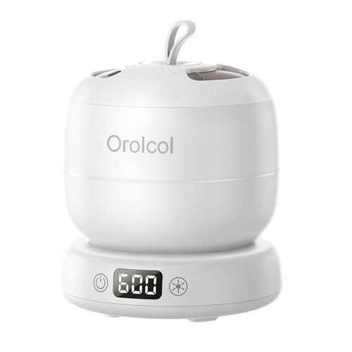 Ultrasonic Retainer Cleaner Machine,Mouth Guard Cleaner,Dental Pod Cleaner/Night Guard Cleaner/Aligner Cleaner Waterproof 3 Powerful Cleaning Modes 180ml-Best Gift for Braces Users/Christmas