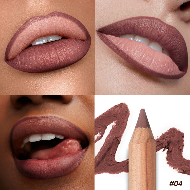 Matte Lip Liner Set 8 Colors Waterproof Natural Lipstick Makeup