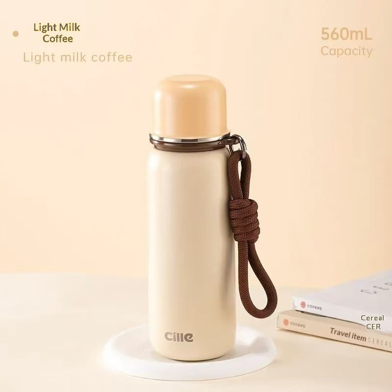 Insulated Stainless Steel Water Bottle Large Capacity Sport Flask for Men & Women