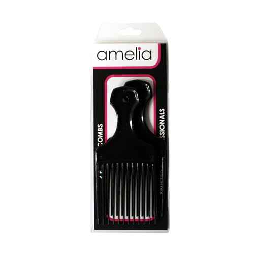 7in Plastic Pick Comb, pack of 2