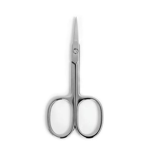 Professional Small Grooming Manicure Cuticle Scissors for Facial Hair, Nail, Moustache, Eyebrow, Eyelash, Nose, Ear, Beauty, Men and Women, Stainless Steel