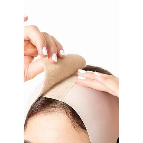 Sonryse MAC32VE Post Surgery Chin Lift After Lipo Compression Chin Support Garment Post Surgical Facial Beige M