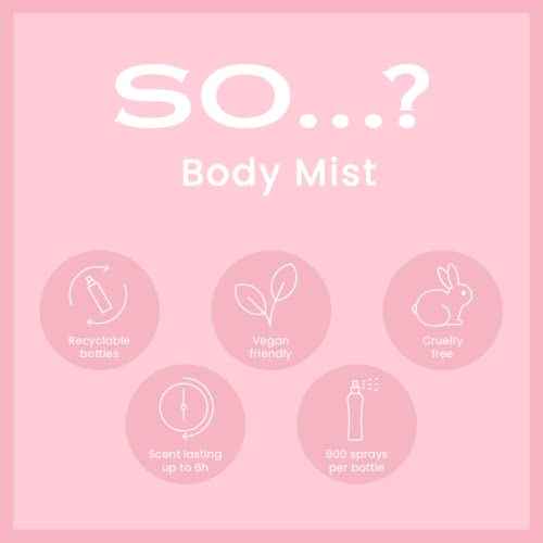 So¡¦? Mykonos Nights Body Mist - Perfume for Women - Fruity, Vanilla Scent - Perfect Gifts for Women - Refreshing Body Spray for Women - 6.9 oz