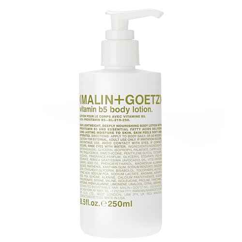 MALIN+GOETZ Vitamin B5 Body Moisturizer & Lotion, Lightweight, Fast-Absorbing Hydration with Pro-Vitamin B5 and Fatty Acids, Softens and Soothes Skin, Vegan, Cruelty-Free (Various Sizes)