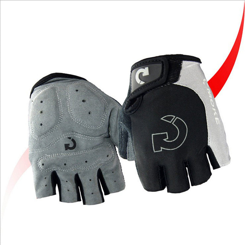 Cycling Half Finger Gloves Anti-Slip Gel Breathable Sport Gloves