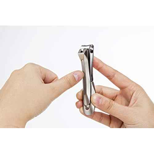 Green Bell - Takumi No Waza - Stainless Steel Nail Clipper (G-1205) - Built-in Nail File - Made in Japan