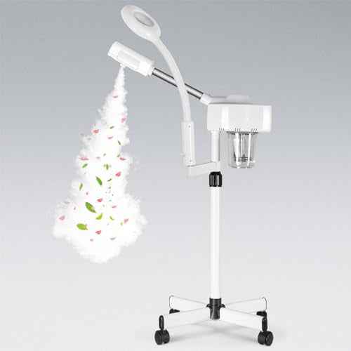 Nova Microdermabrasion Professional 2 in 1 Facial Steamer for Face Deep Cleaning Ozone Face Steamer with 5X Magnifying Lamp Hot Mist Function for Salon Spa Home Beauty Equipment