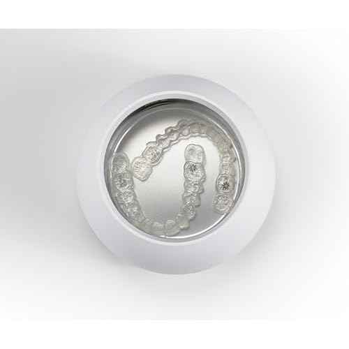Invisalign Ultrasonic Cleaner | Powered by Zima Dental | Aligner and Retainer Cleaner | Arctic White