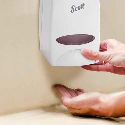 Kleenex Scott® Moisturizing Hand & Body Lotion (35362), 1.0 L Bottles, White, Fresh Fragrance (6 Bottles/Case)