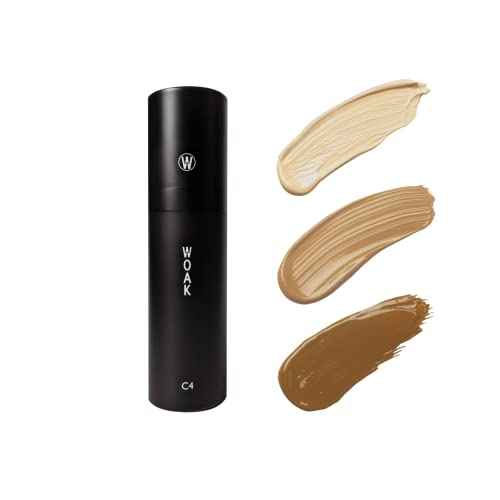 WOAK C4 ? Men's Tinted Moisturizer BB CC Cream Foundation ? Color Correcting Camo Complex ? Hybrid Skin Care (Light)