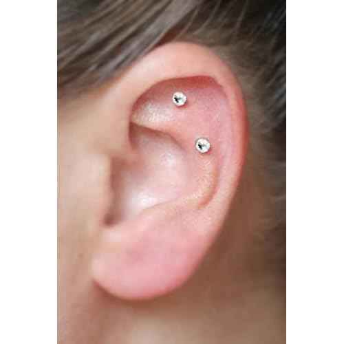 QWALIT Piercing Taper Threadless Insertion Tool - Titanium Labret Pin 16g, 18g, 20g