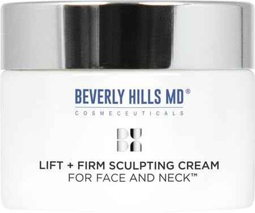 Beverly Hills MD Lift & Firm Sculpting Cream- Tighten & Tone Skin, Anti-Aging Lotion for Smooth, Moisturized Complexion- Lift and Smooth Face, Neck, Décolleté w/Silk Peptides, + Aloe Vera, Vitamin E