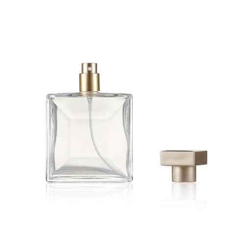 Refillable Perfume Bottle Glass Perfume Spray Bottle 50ml/1.7oz Large Empty Travel Perfume Atomizer Refillable,Replacement Perfume Bottles for Women Men, BS018