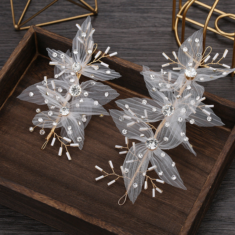 Pearl Hair Tie - Korean Bride Wedding Style