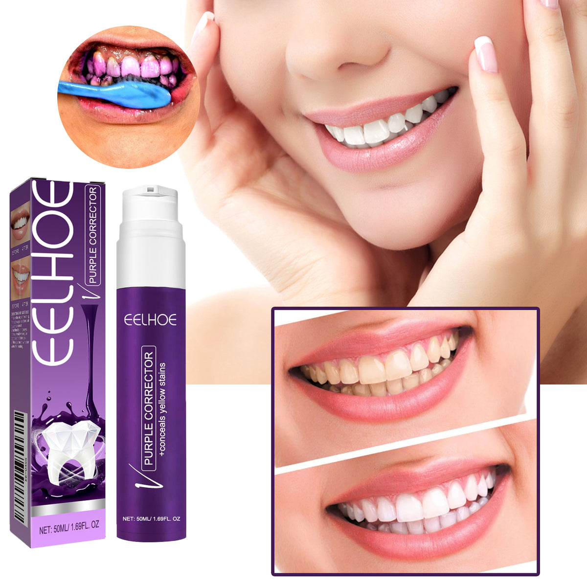 Purple Whitening Toothpaste 50ml