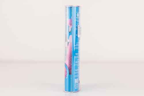 FOREO ISSA 4 Baby – Silicone Sonic Electric Toothbrush Bundle for Babies, 2-Sided Bristles, Fun Smile Feature, Gum Massage, 12 Months of Care with Extra Brush Head, Travel-Friendly - Pearl Pink