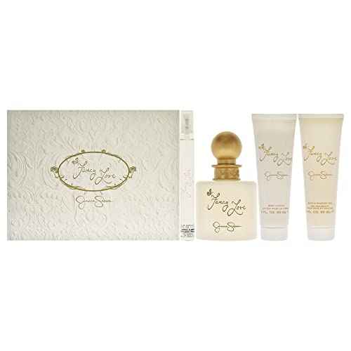 Jessica Simpson for Women - 4 Pc Gift Set 3.4oz EDP Spray, 0.34oz EDP Mini Spray, 3oz Body Lotion, 3oz Bath & Shower Cr?me