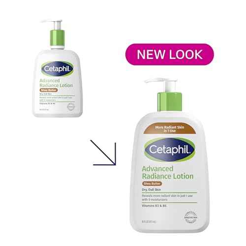 Cetaphil Body Lotion, Advanced Radiance Lotion with Shea Butter for Dry, Sensitive Skin, 16 oz, Pack of 2, Fragrance Free, Hypoallergenic, Non-Comedogenic