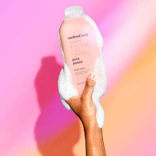 Method Body Wash, Pure Peace, Paraben and Phthalate Free, 18 oz (Pack of 1)