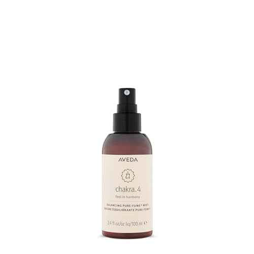 Aveda Chakra 4 Balancing Pure-Fume Mist: Heart | Body & Room Spray | Balances Power Chakra | With Sandalwood, Organic Mandarin & Palmarosa, 3.4 Fl Oz