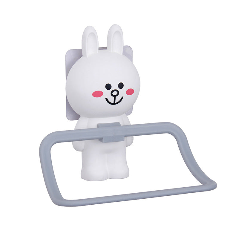 Children's Toothbrush Cup Holder Rack with Suction Cup - Multiple Colors