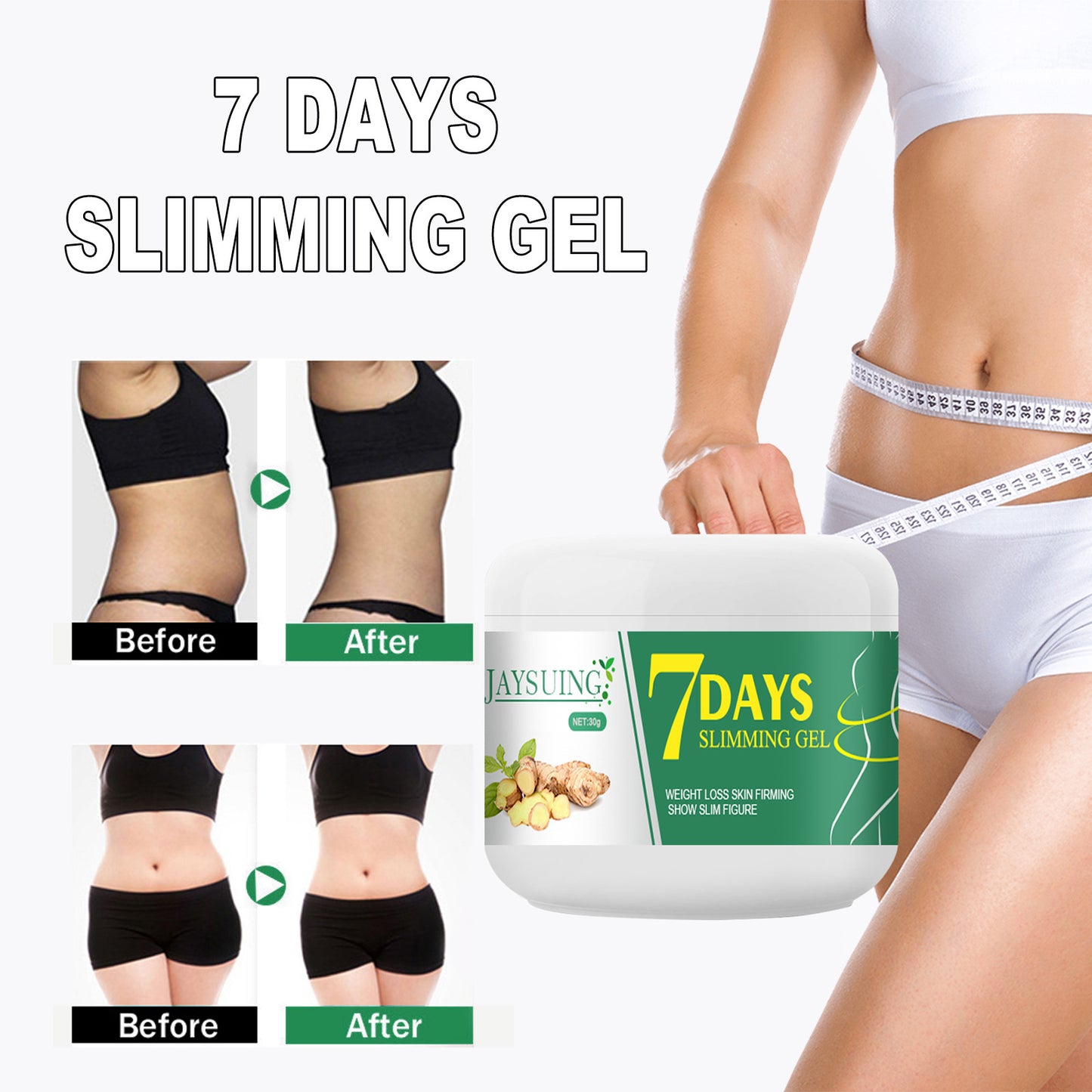 Ginger Slimming Cream for Abdominal Firming and Body Shaping