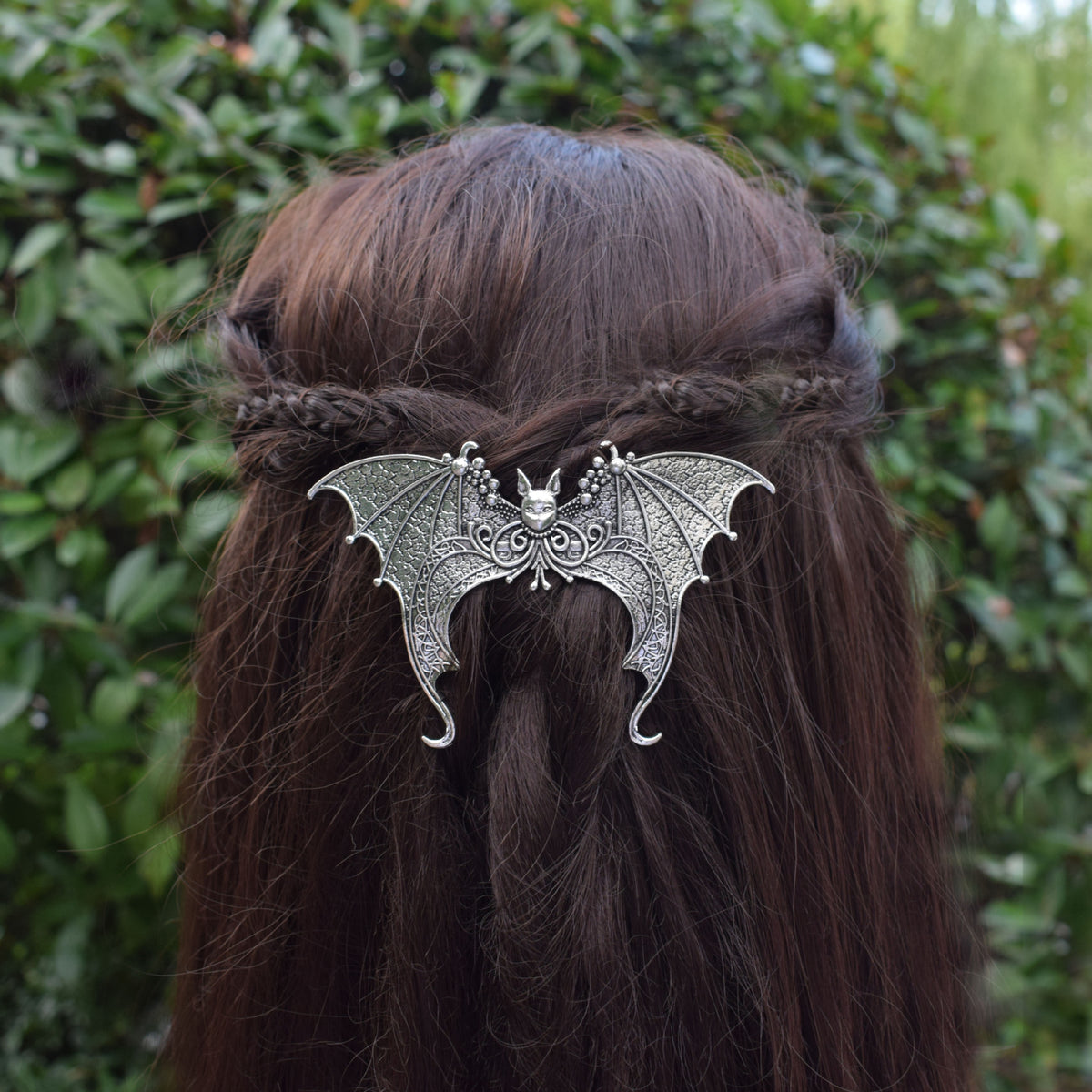 Gothic Bat Hair Clip - Dark Style