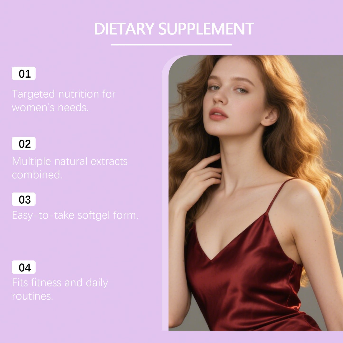 Women's Nutritional Dietary Softgel Capsules - 60 Count