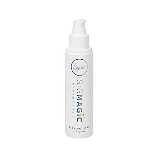 Sigma Beauty Sigmagic Brushampoo Liquid - Professional Grade Cleaner Solution for Makeup Brushes & Sponges to Remove Makeup Residue (5.1 FL Oz)