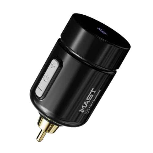 Mast Tattoo Flyb Wireless Tattoo Battery Power Supply for Tattoo Pen Machine, Cordless RCA Jack, Fast Charger Tattoo Battery