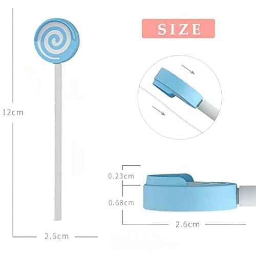 Y-Kelin Kids Tongue Scraper for Ages 2-8, 100% BPA-Free Silicone Cleaner ? Cute Lollipop with Easy-to-Grasp Handles and Smiley Covers, Helps Freshen Bad Breath, Pack of 2
